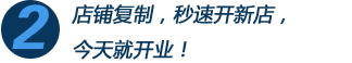 店铺复制，秒速开新店，今天就开业！